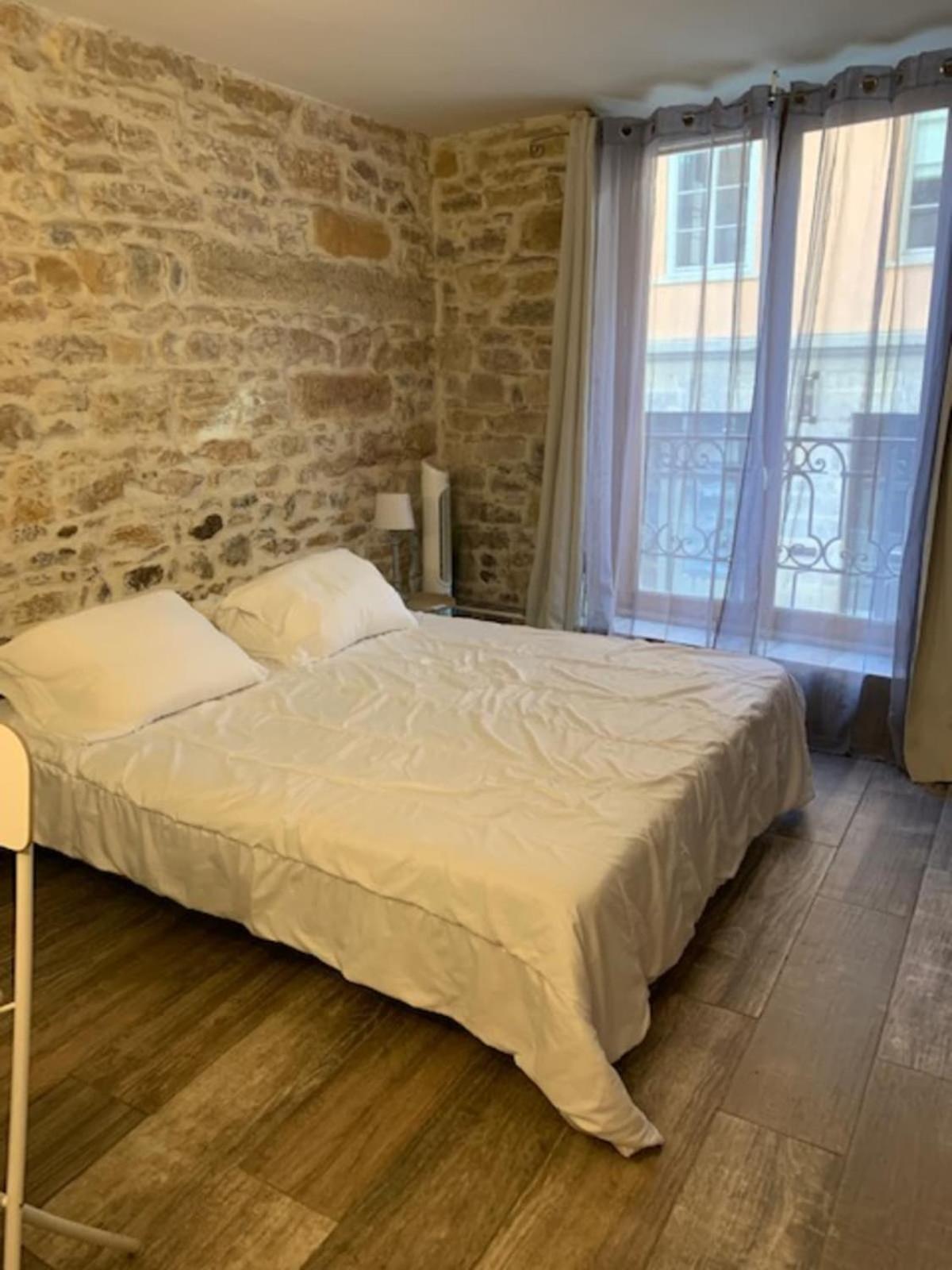 Studio With Exposed Stone Vieux Lyon Lione Esterno foto