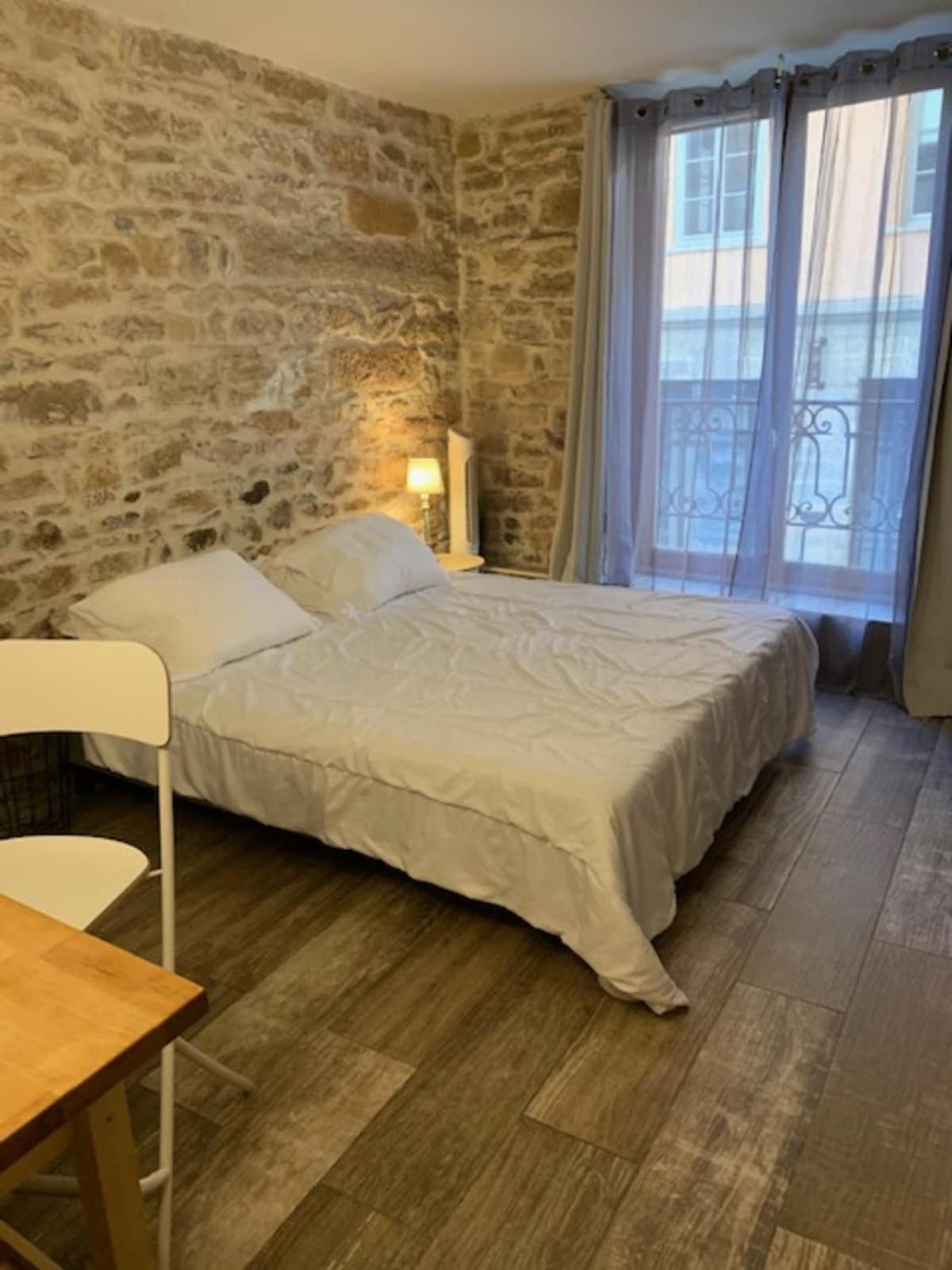 Studio With Exposed Stone Vieux Lyon Lione Esterno foto